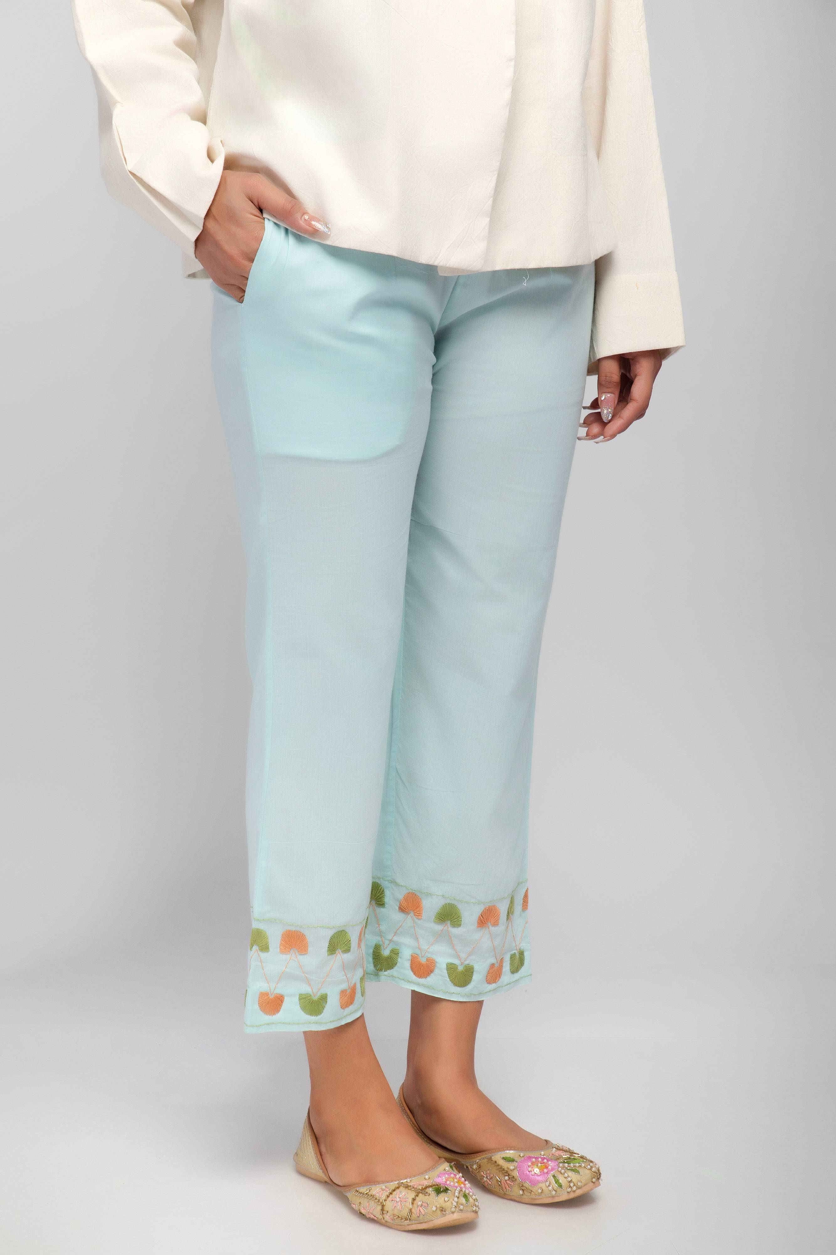 Hand Embroidered Pant