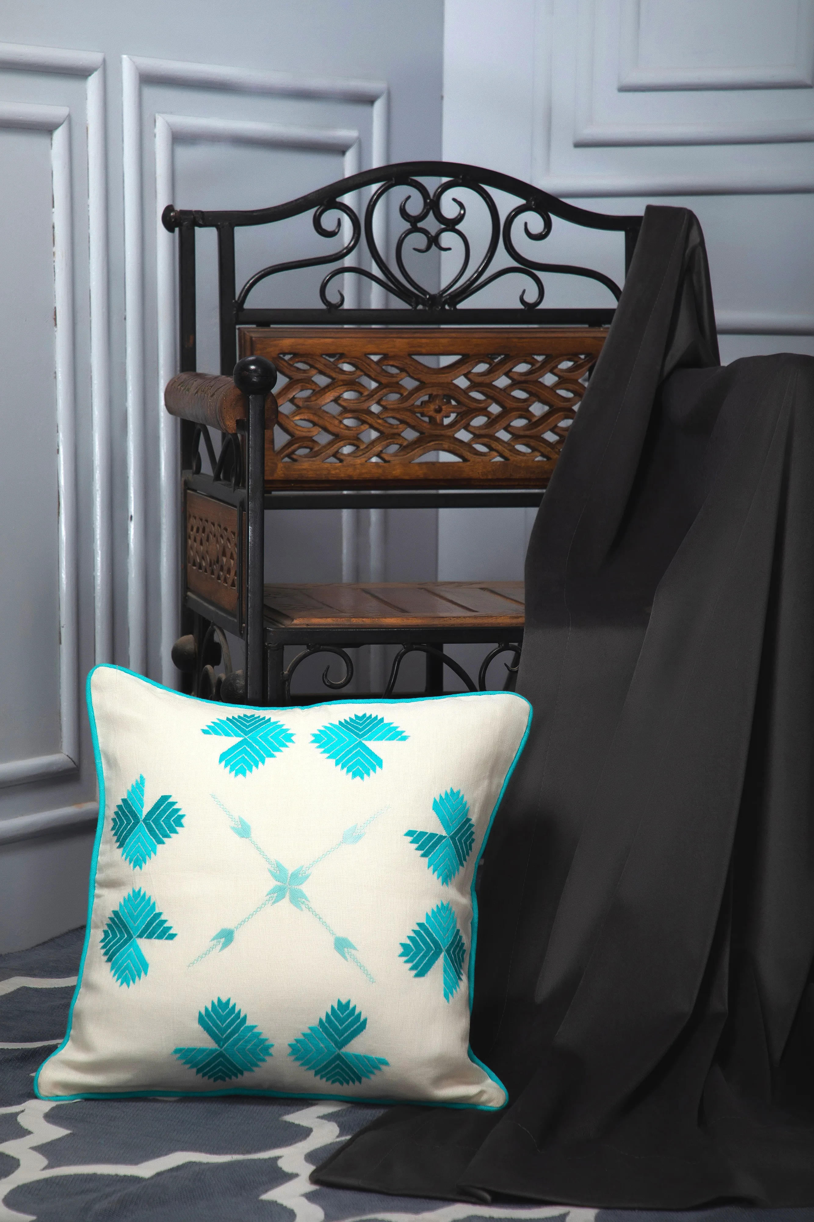 Hand Embroidery Cushion Cover