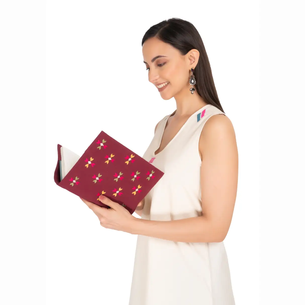 Hand Embroidered Diary Cover