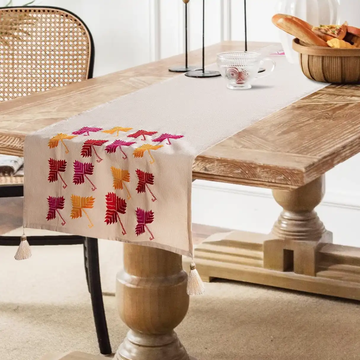 Hand Embroidered Table runner